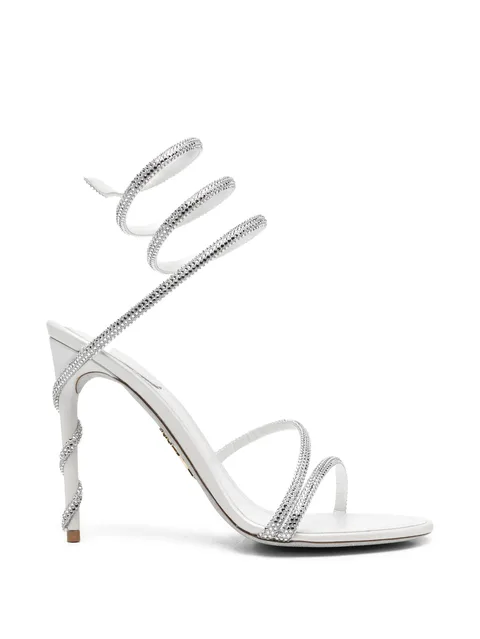 Margot embellished satin heeled sandals