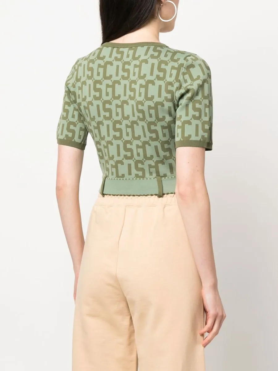 Matilda monogram cropped top 8