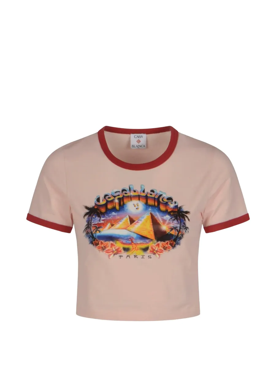 футболка Pyramid Tourism с графичным принтом 1