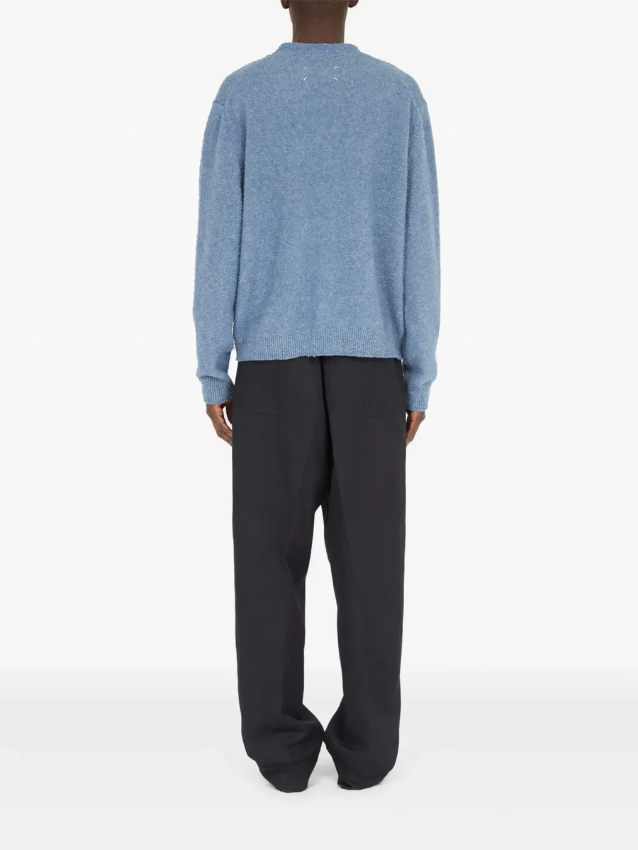 mélange-effect cardigan 9
