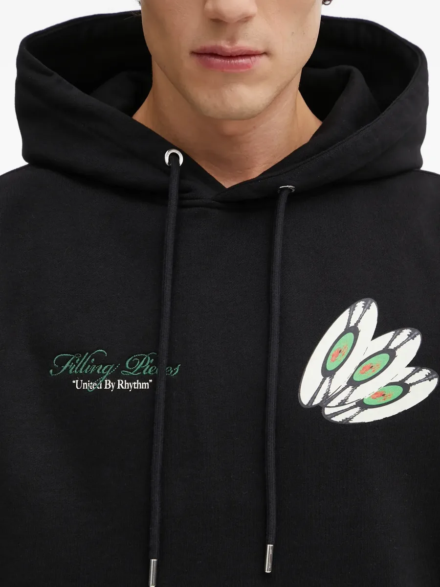 graphic-print hoodie 10