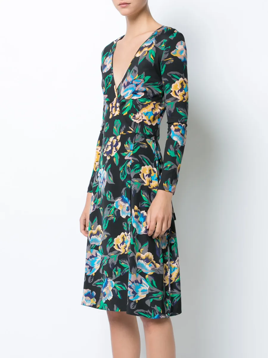 floral wrap dress 5