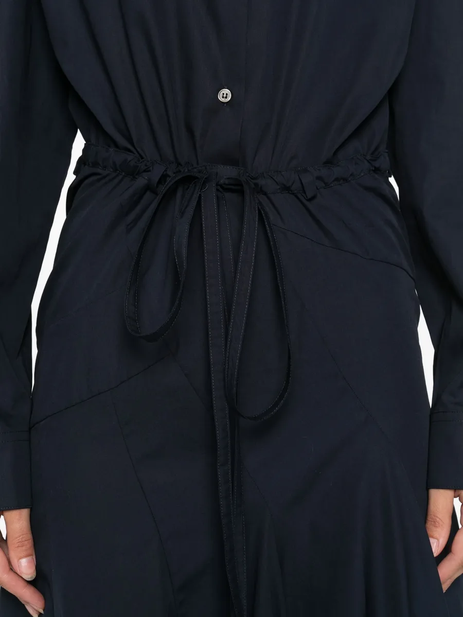 button-down flared midi dress 10