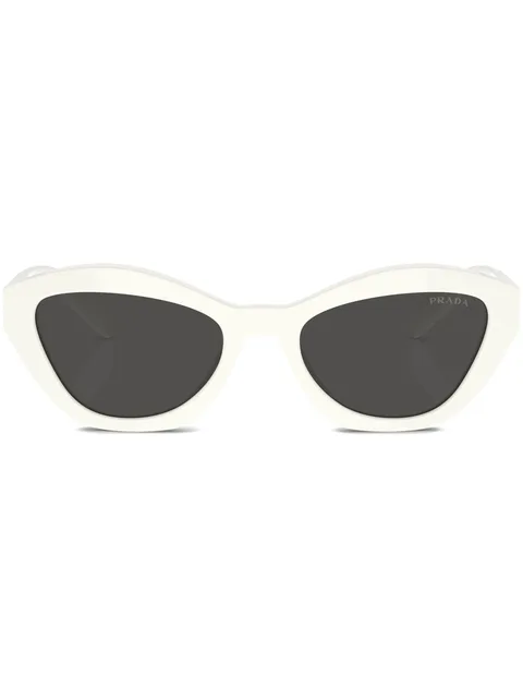 logo-lettering cat-eye sunglasses
