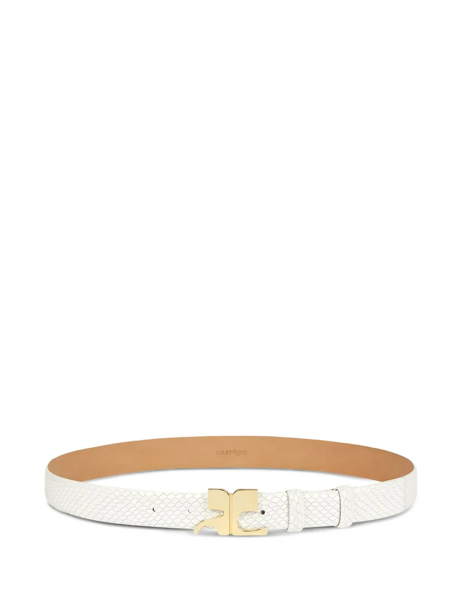 Viper leather belt 2