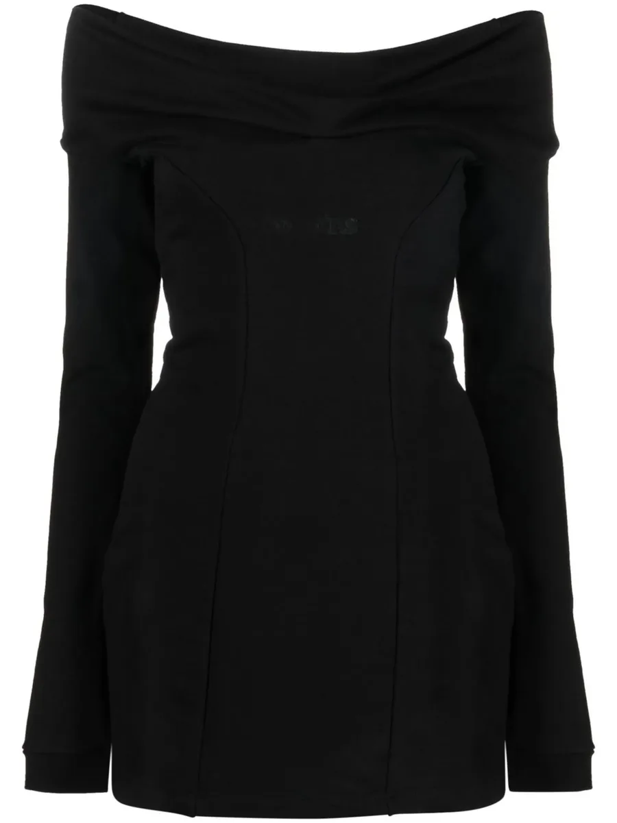 off-shoulder mini dress 1