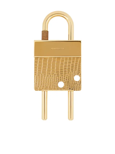 crocodile-effect padlock