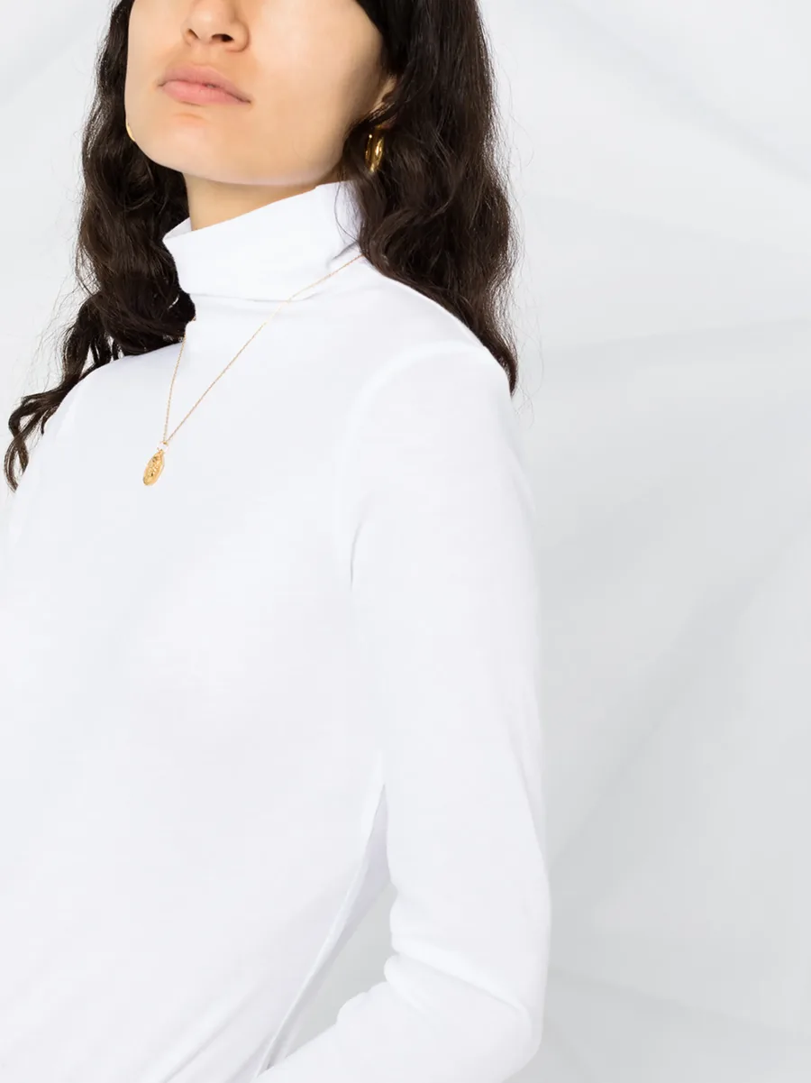 roll-neck cotton blouse 5