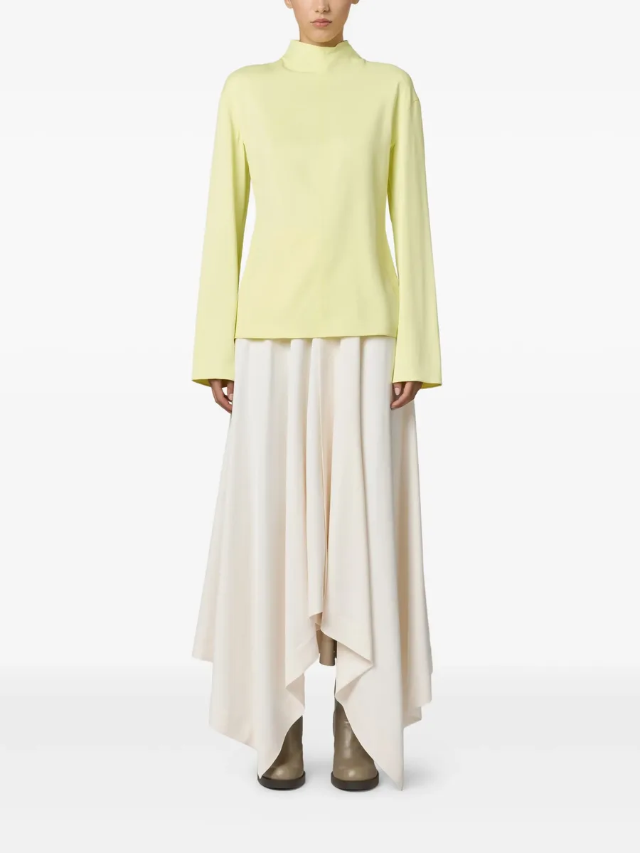 asymmetric high-waisted skirt 3