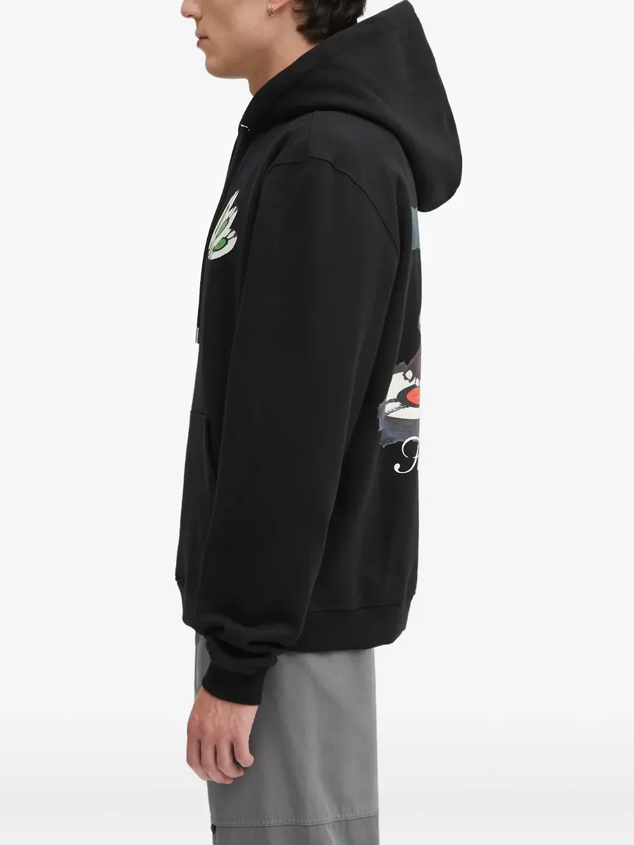 graphic-print hoodie 5
