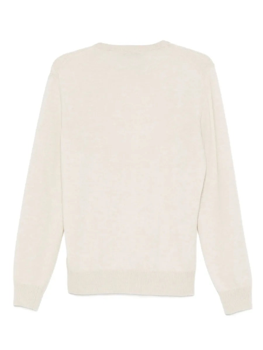 textured crew-neck sweater 3