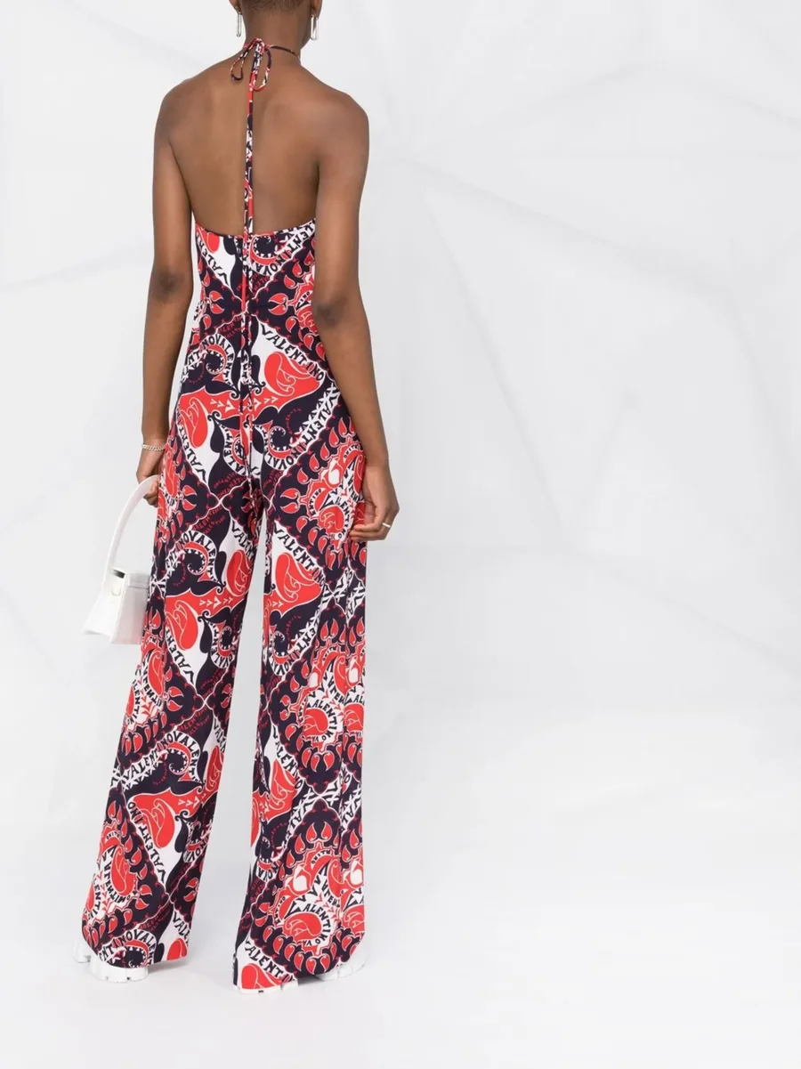 шелковый комбинезон с принтом Archive Manifesto Bandana 11