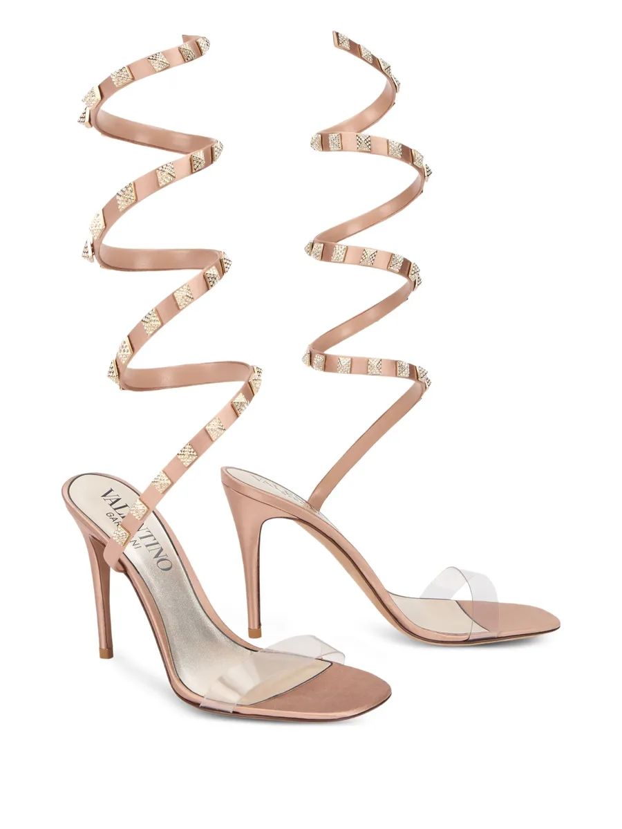 100mm studded spiral sandals 4