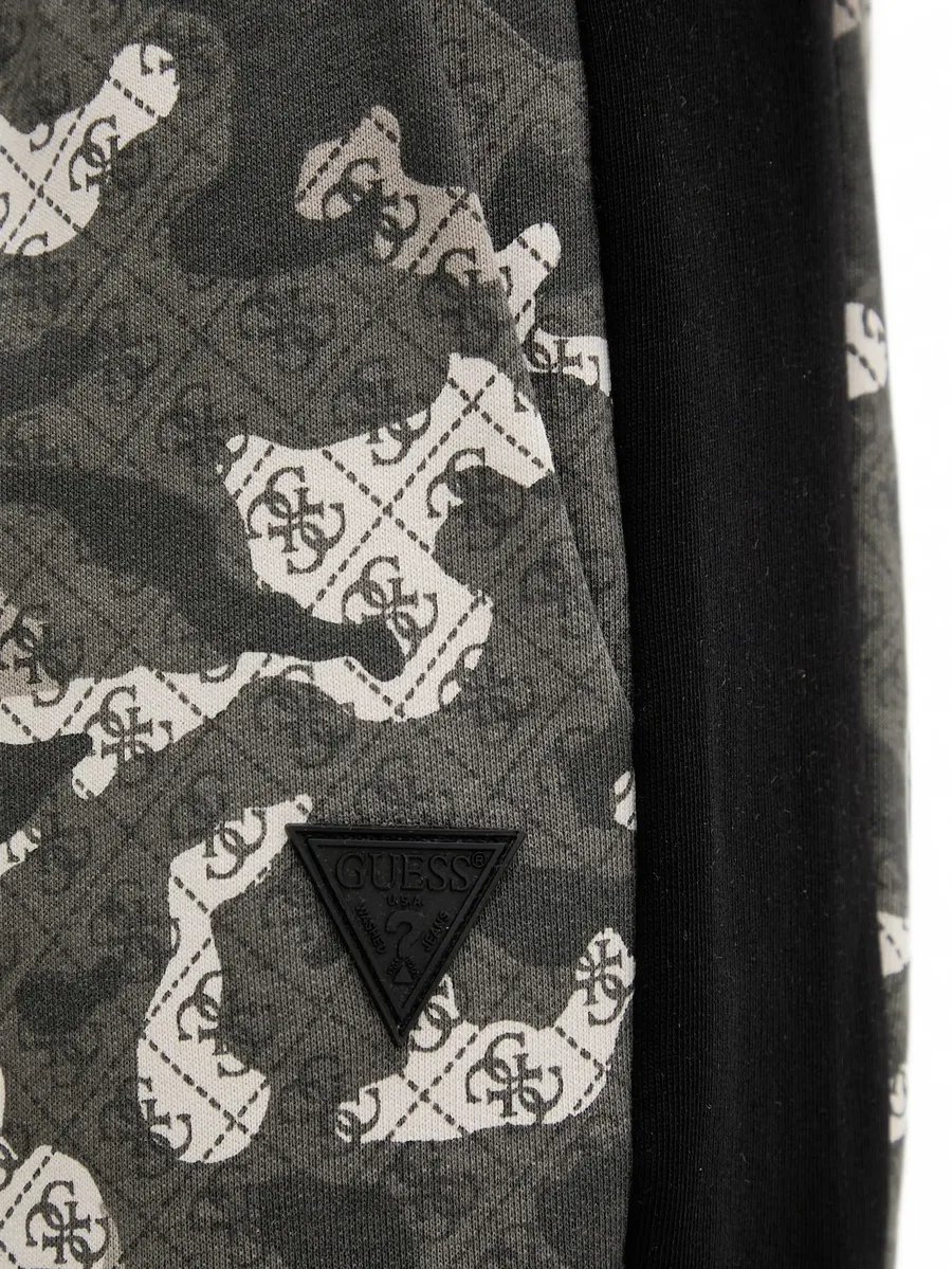 logo-print camouflage-pattern track pants 8