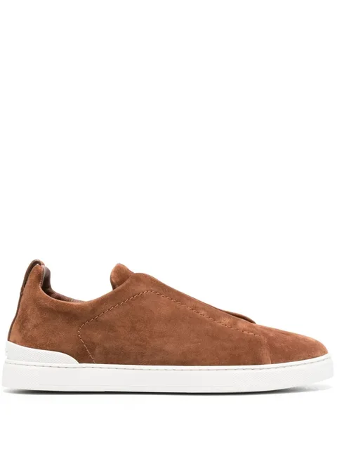 low-top slip-on sneakers