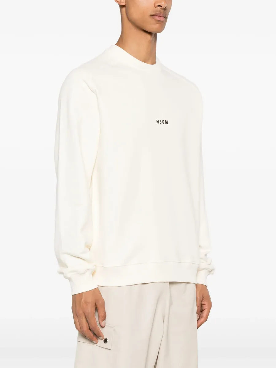 logo-print cotton sweatshirt 6