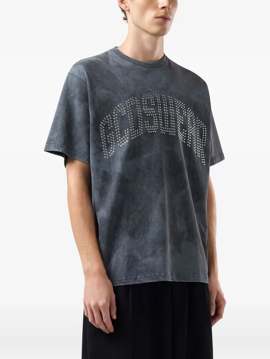 logo-studded washed T-shirt 4