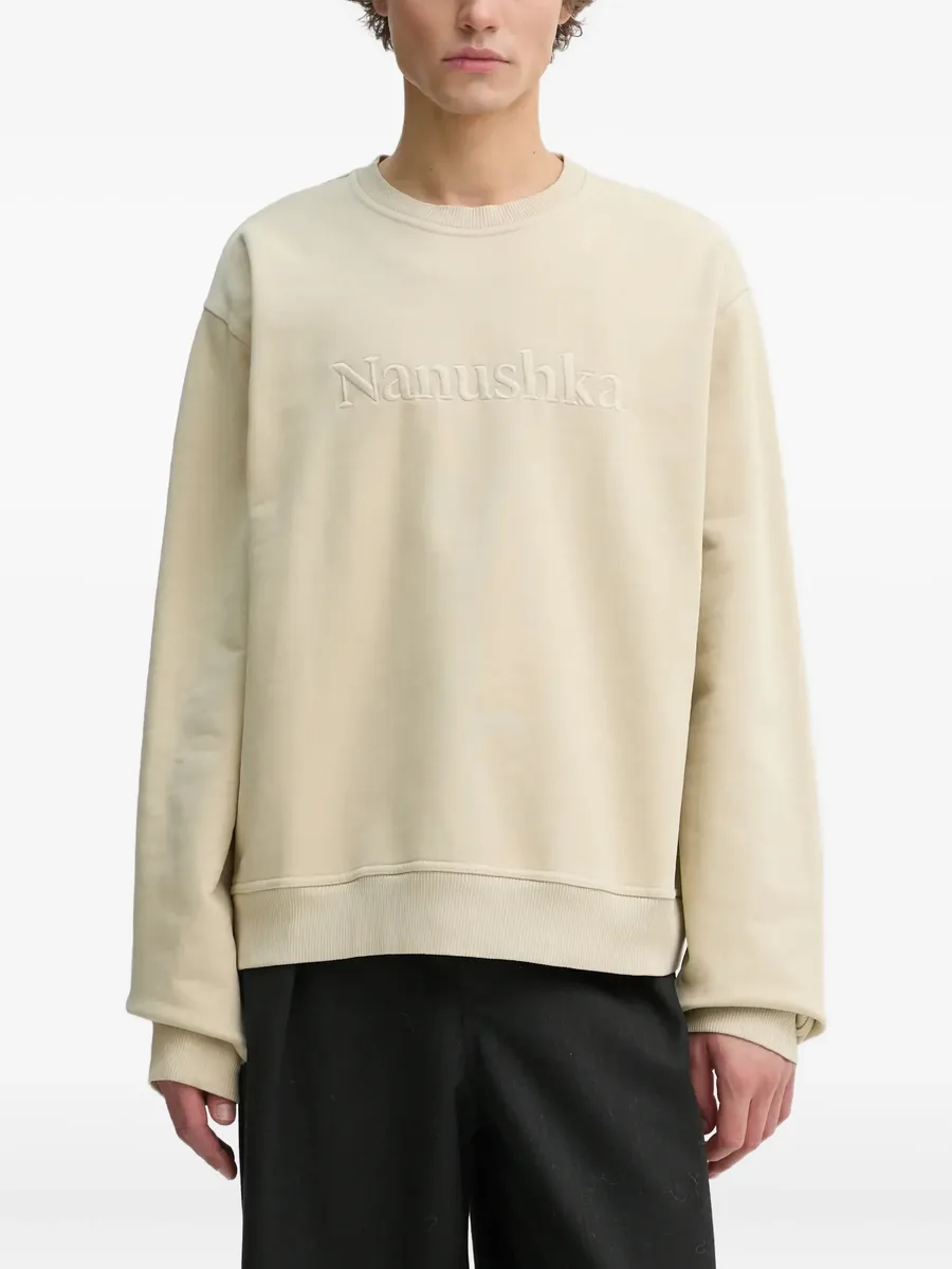 logo-embroidered sweatshirt 4