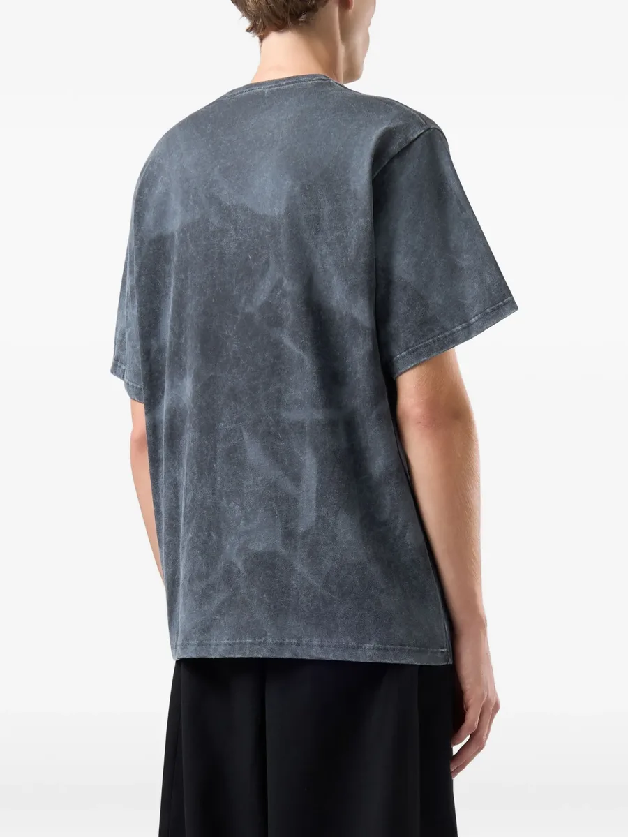 logo-studded washed T-shirt 5