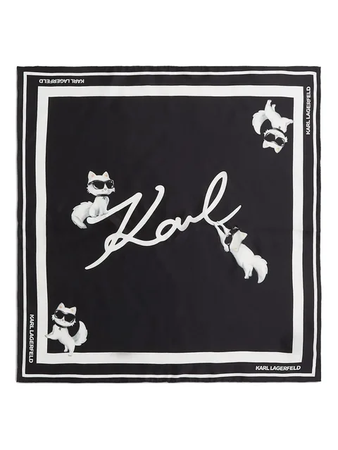 шелковый платок Ikon Choupette Signature