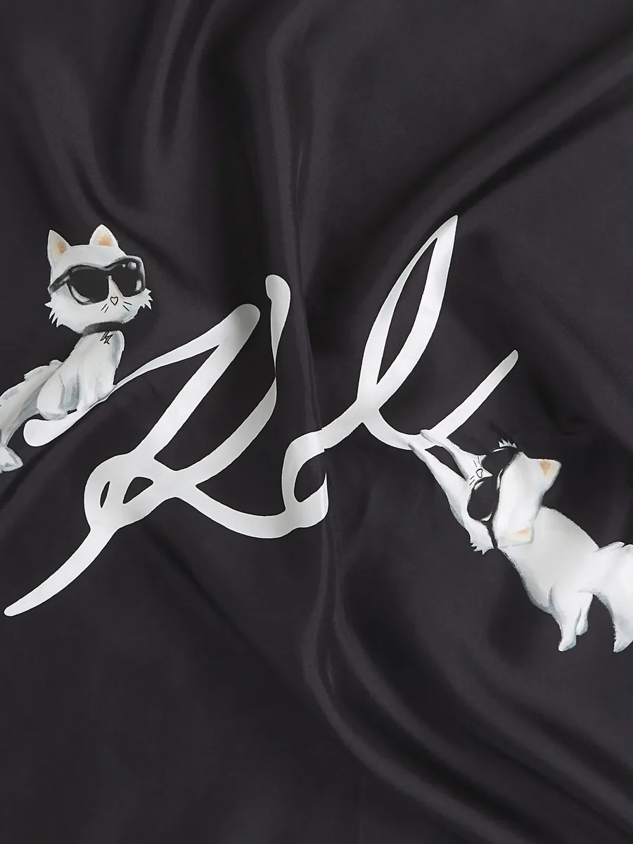 шелковый платок Ikon Choupette Signature 7