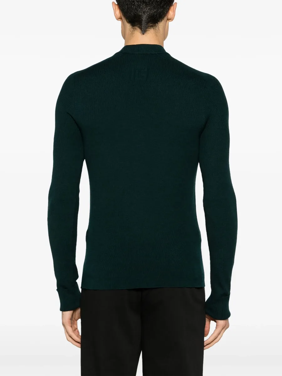 mock-neck merino jumper 8