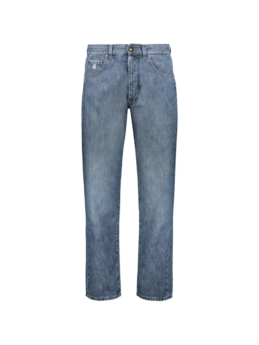 Bandini five-pocket straight-leg jeans 1