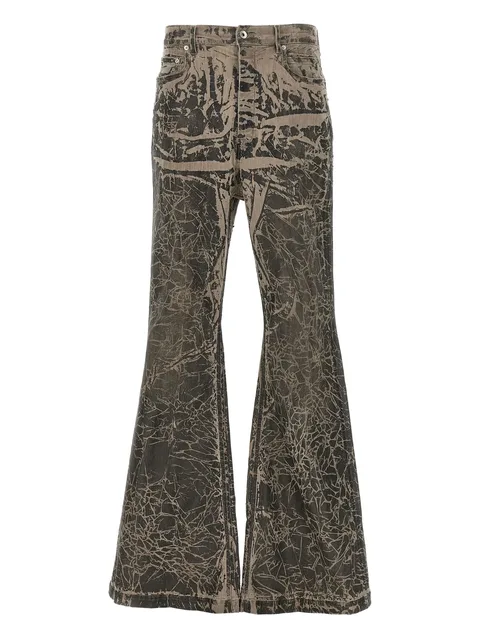 джинсы bootcut на пуговицах