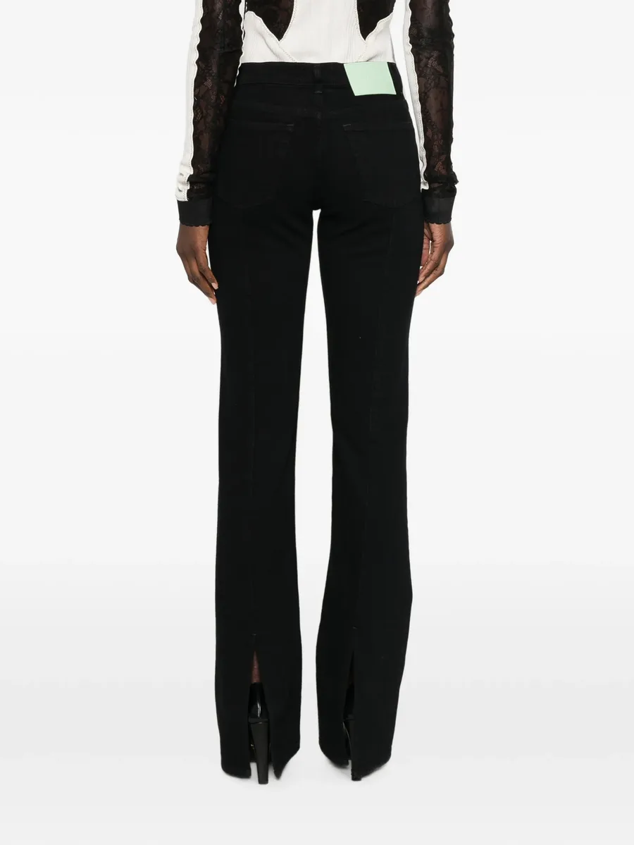 split-hem jeans 4