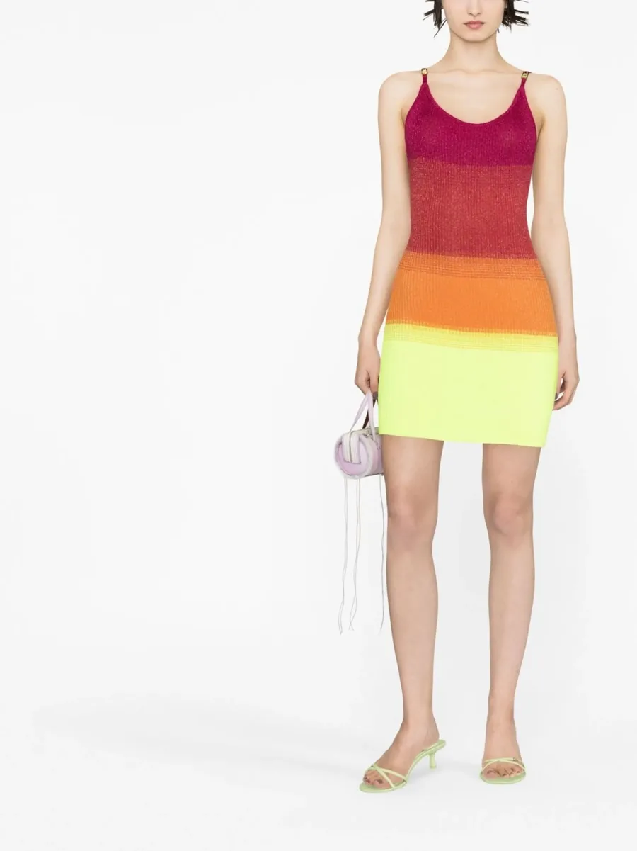 multicoloured sleeveless dress 3