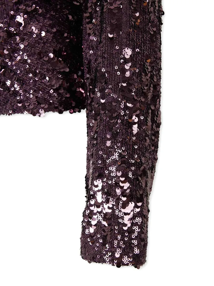 sequin-detail long-sleeve top 7