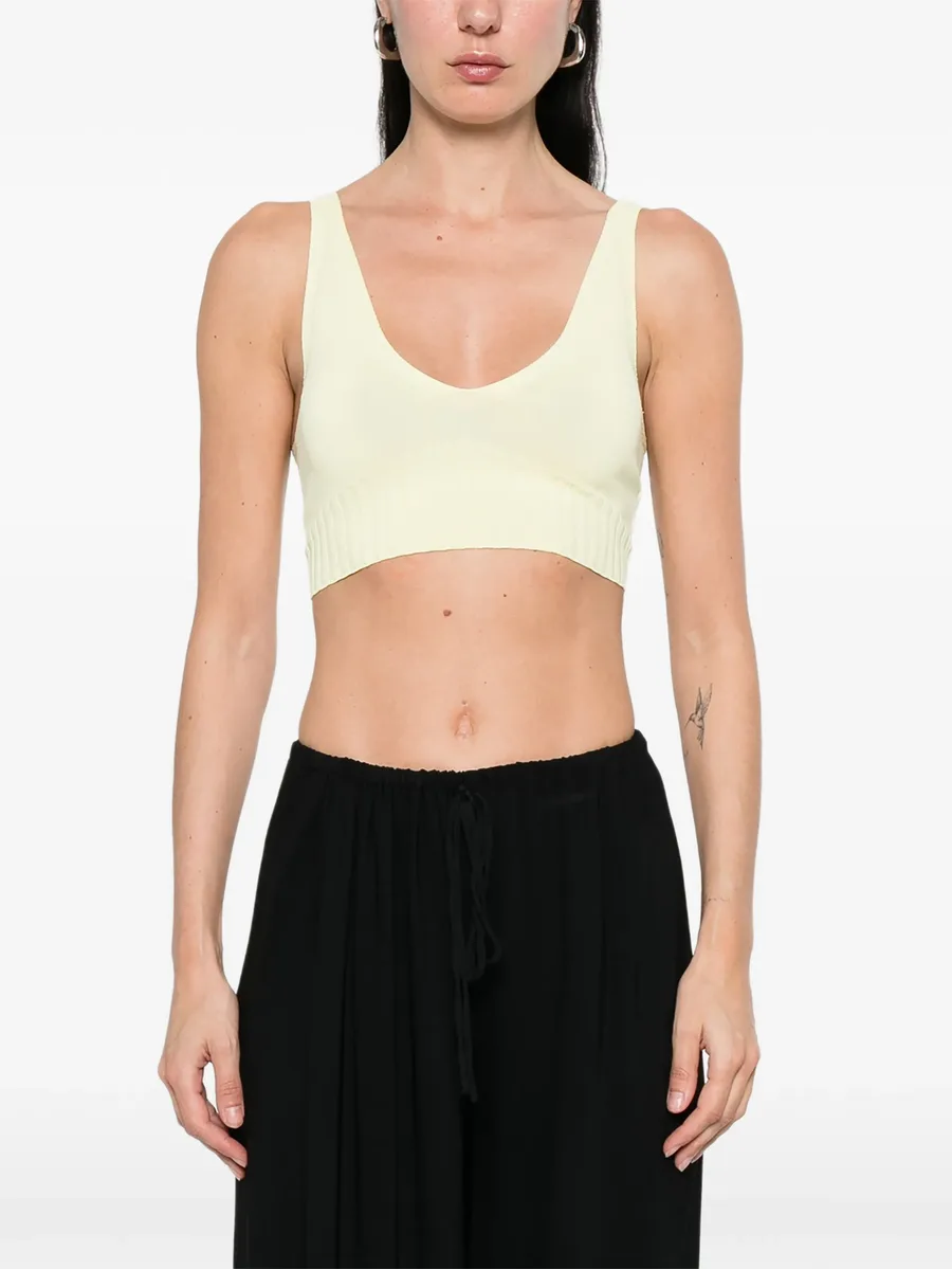 V-neck ribbed top 6