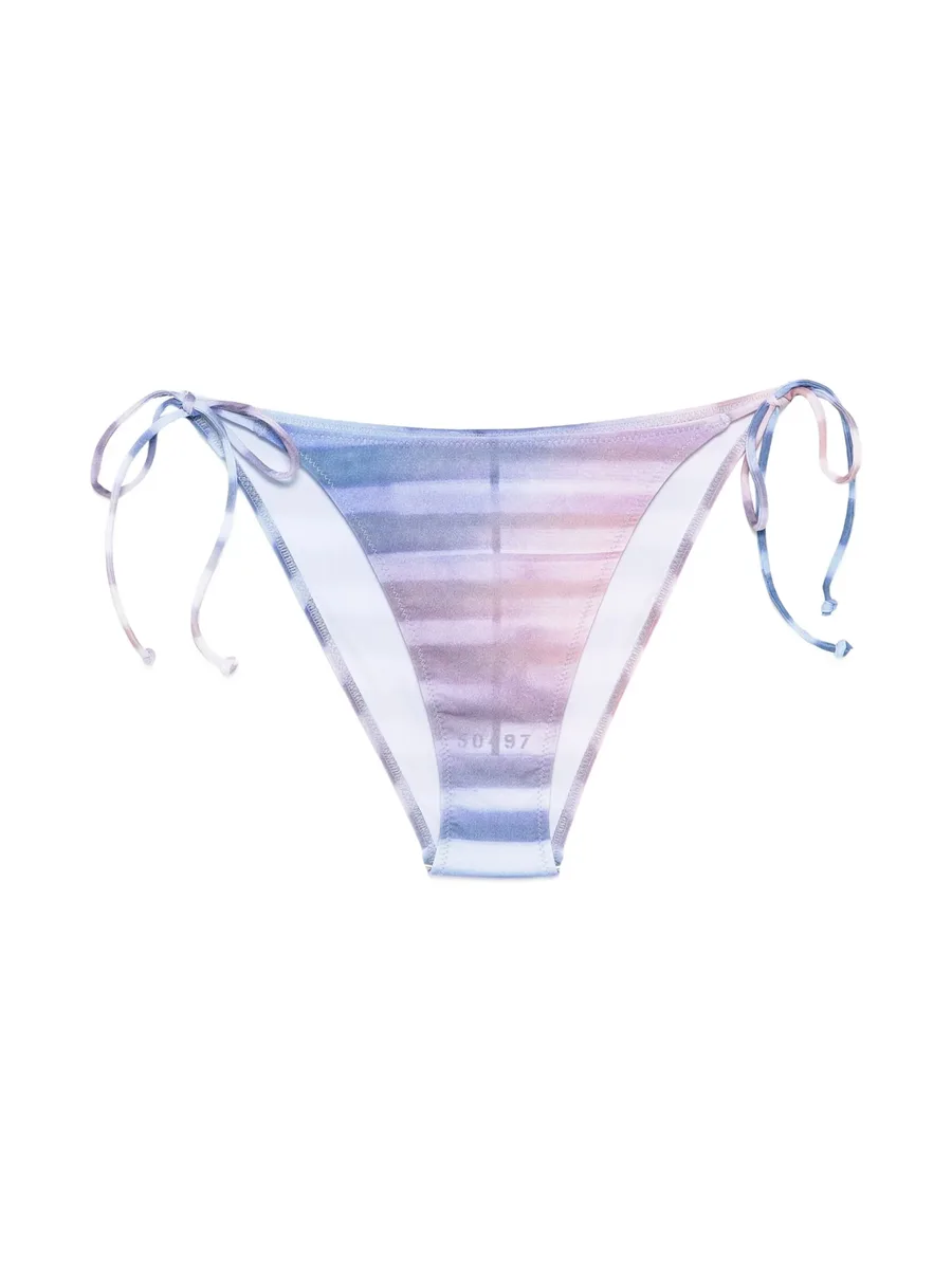 tie-side striped bikini bottom 1