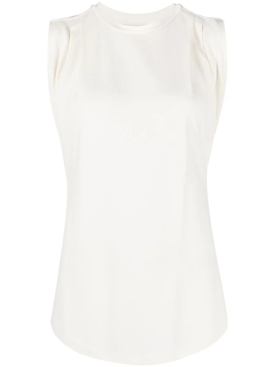 pleat-detailing tank top 1