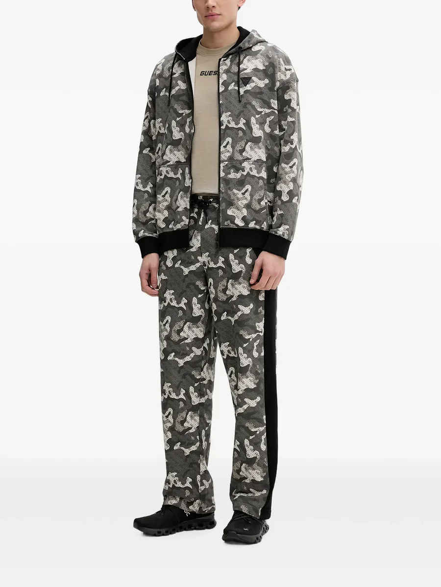 logo-print camouflage-pattern track pants 3
