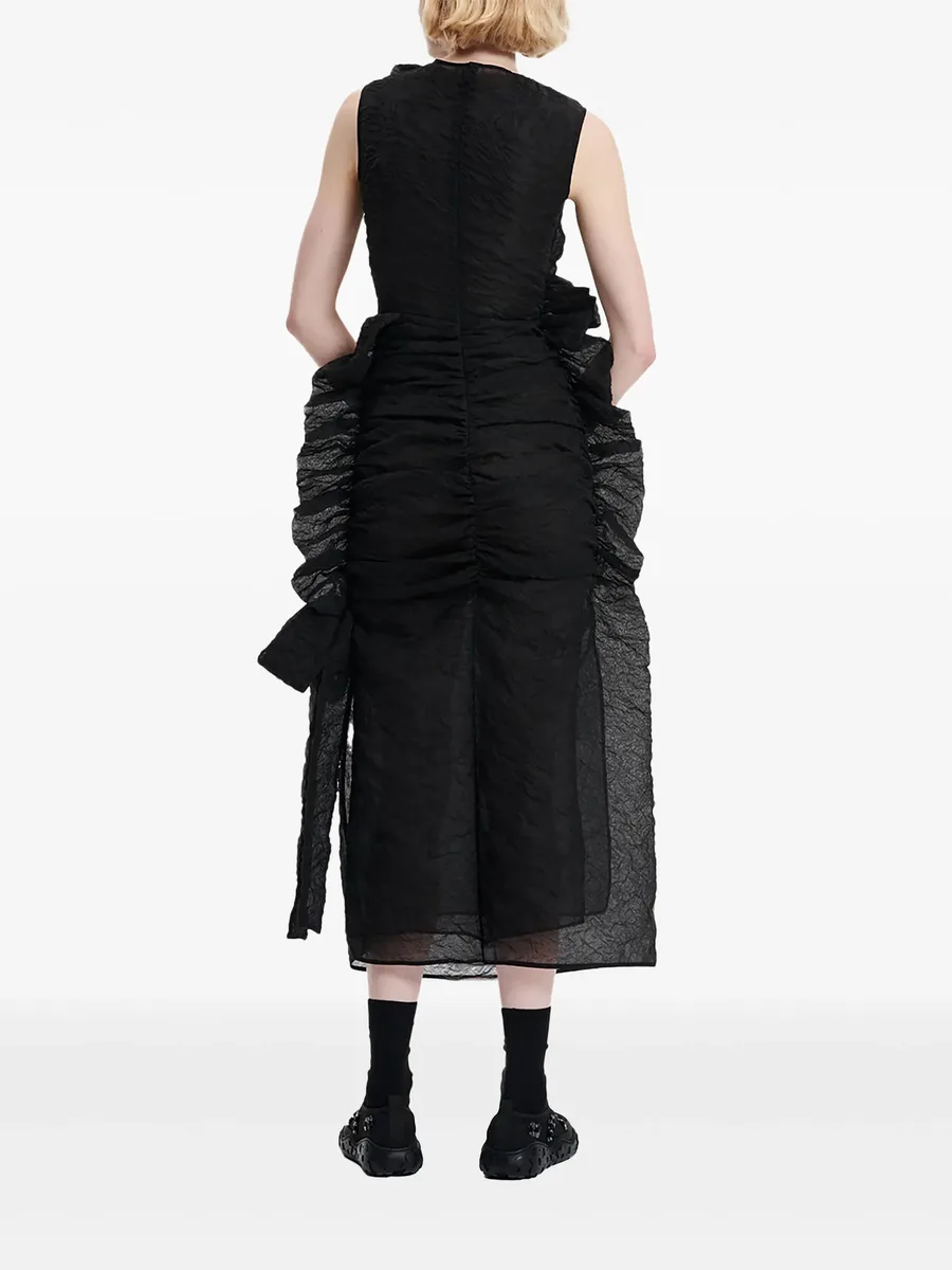 ruffled sleeveless dress 6