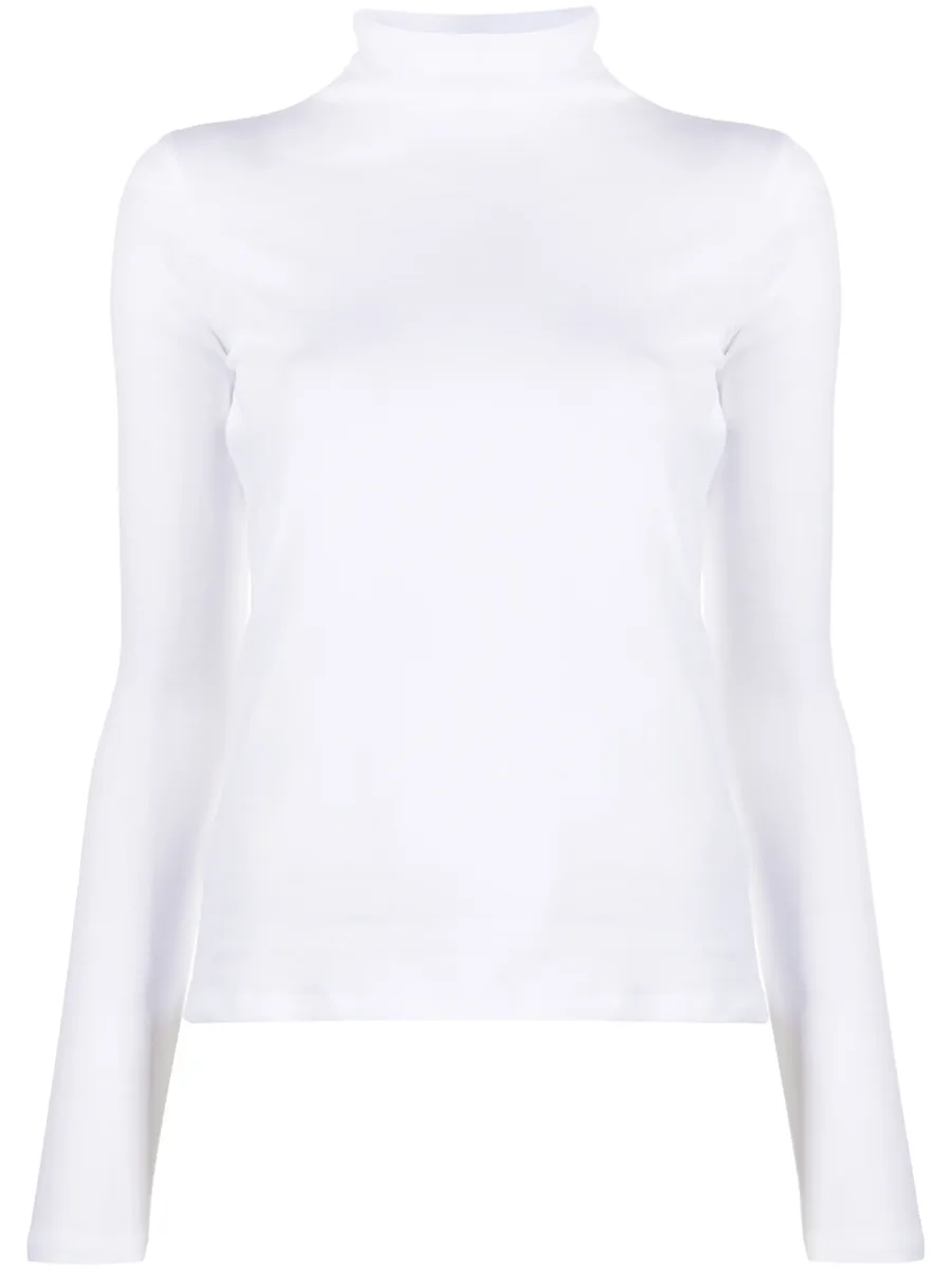 roll-neck cotton blouse 1