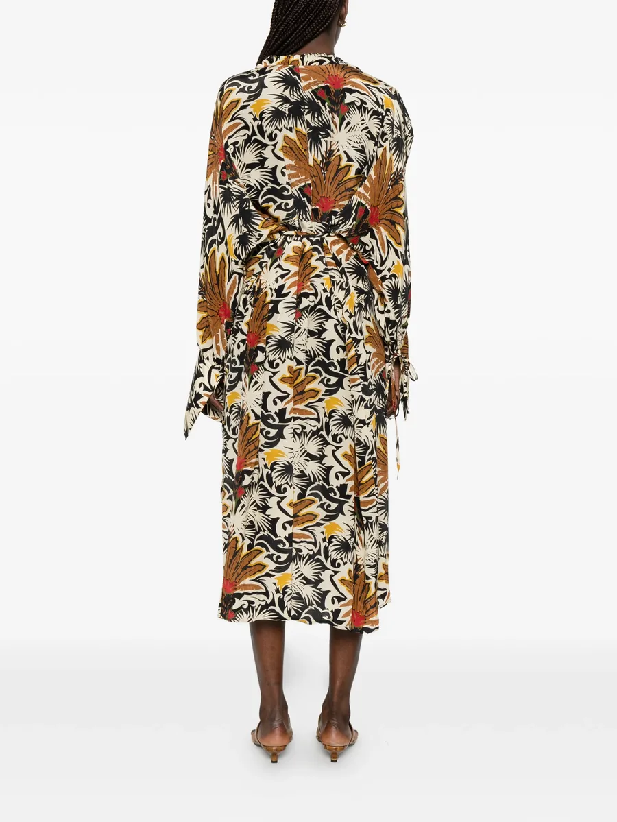 Cassandra floral-print beach maxi dress 7
