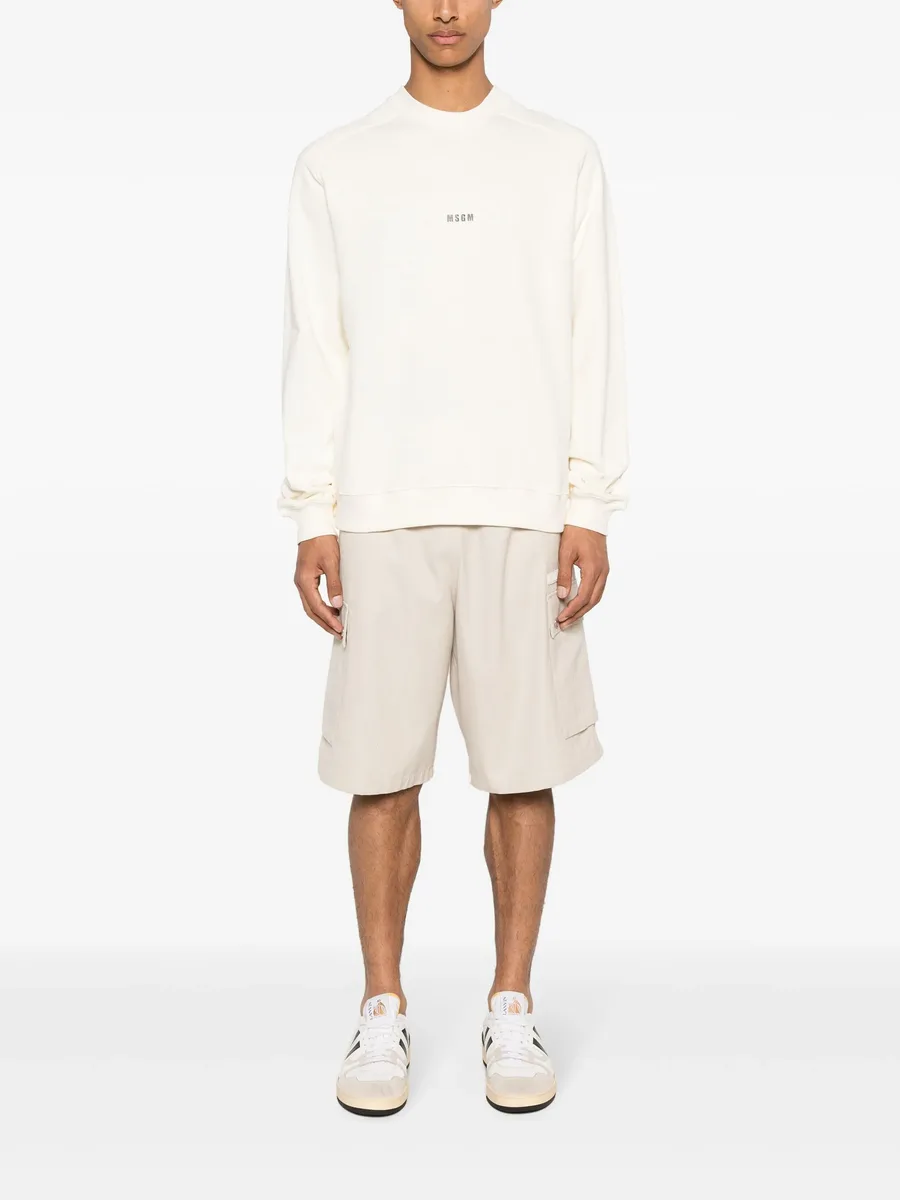 logo-print cotton sweatshirt 3