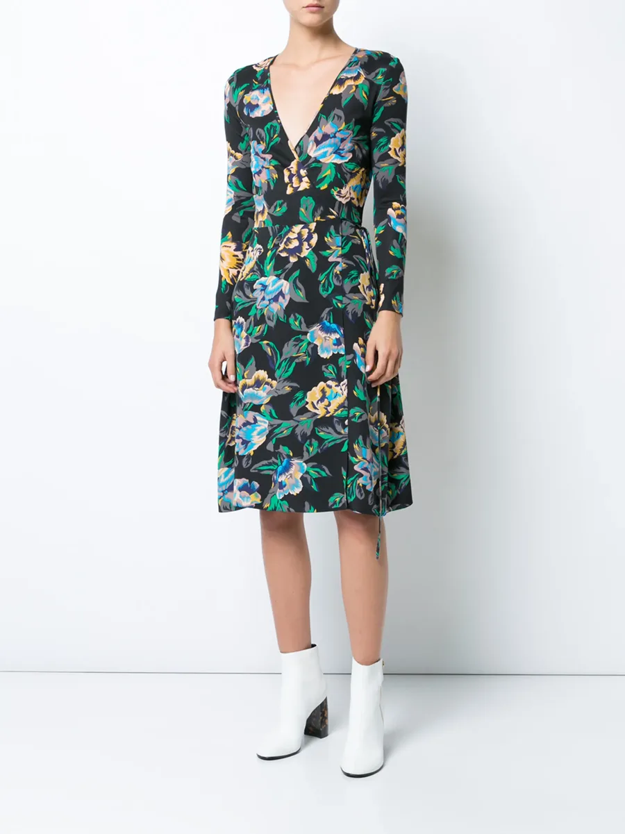 floral wrap dress 3