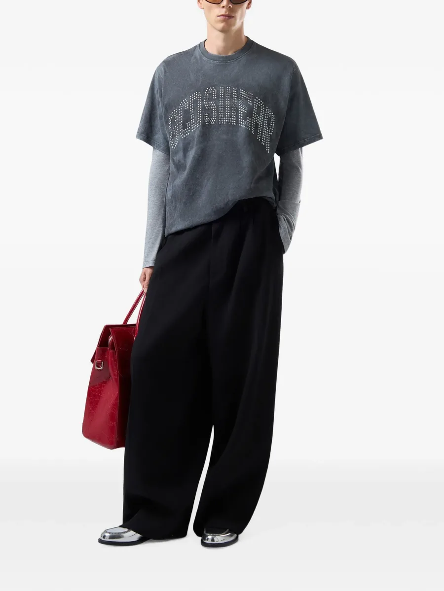 logo-studded washed T-shirt 2