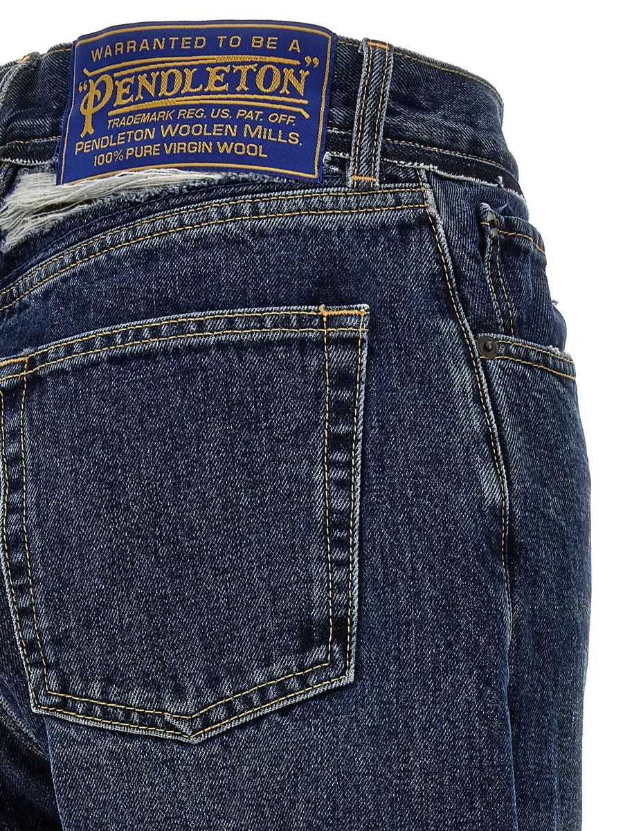 джинсы из коллаборации с Pendleton 7