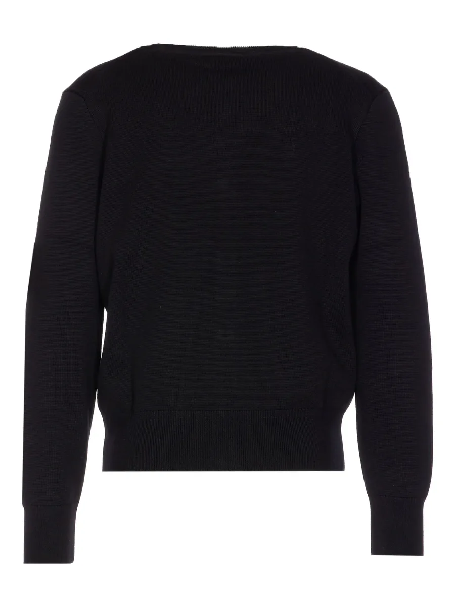 buttoned V-neck cardigan 3