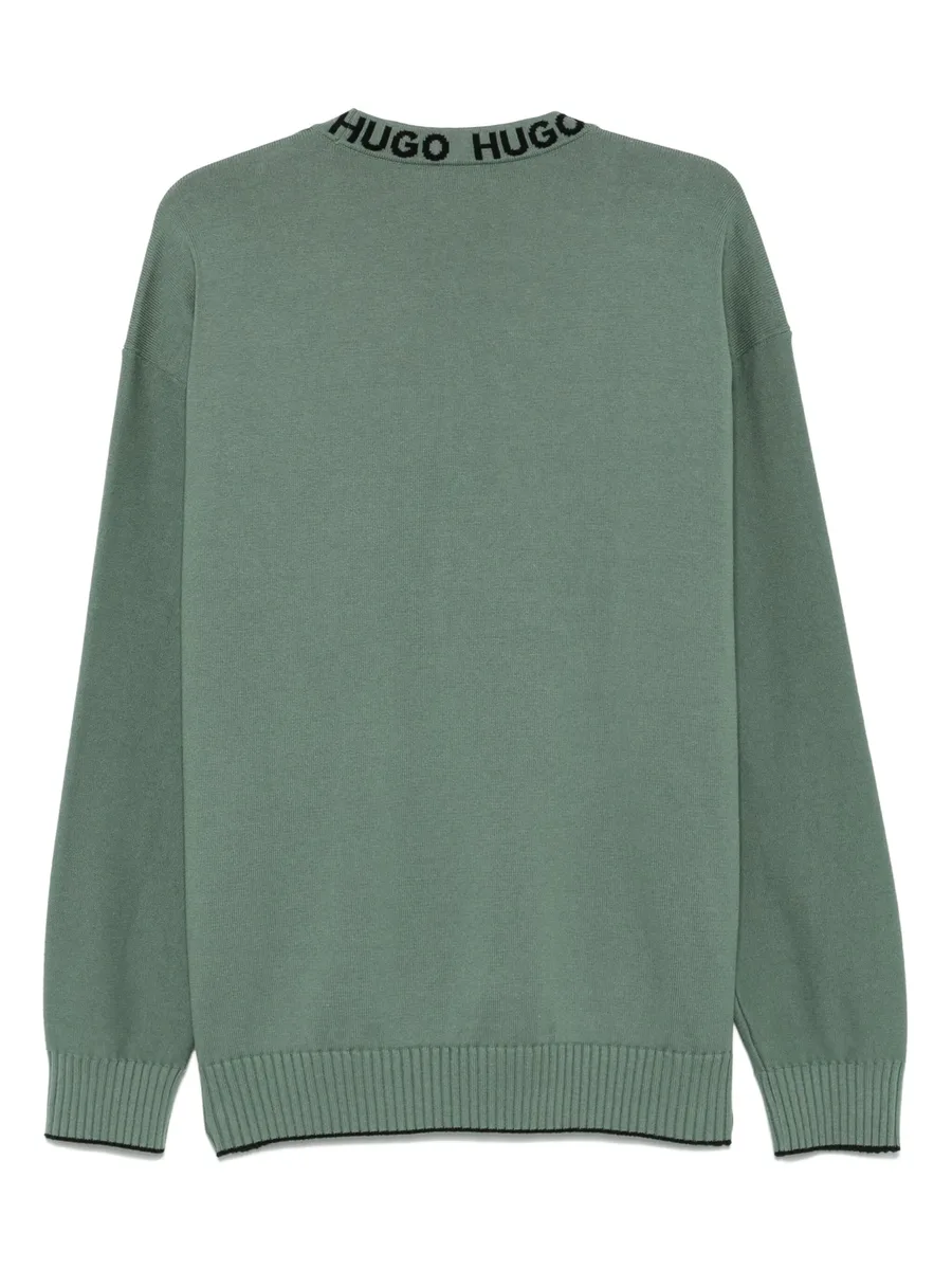 logo-collar sweater 3