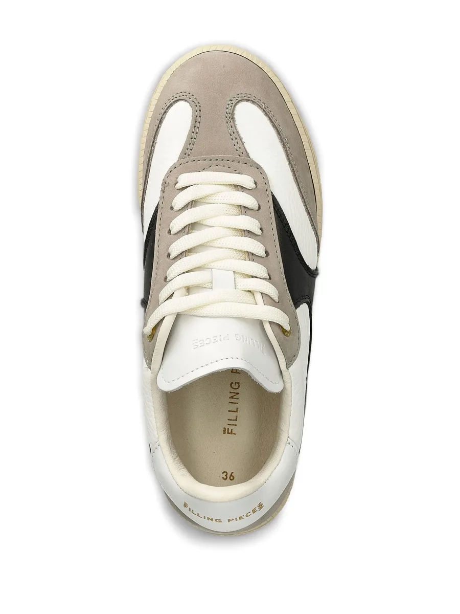 panelled design trainers 7