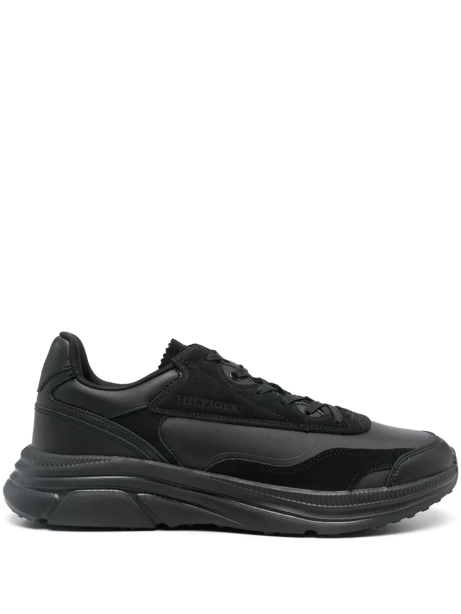 logo-debossed sneakers 1