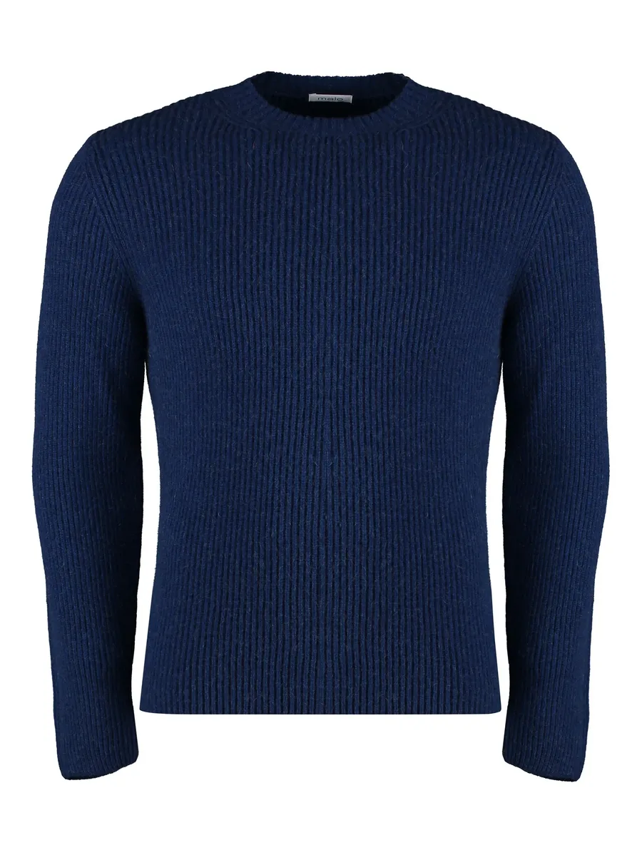crew-neck camel sweater 1