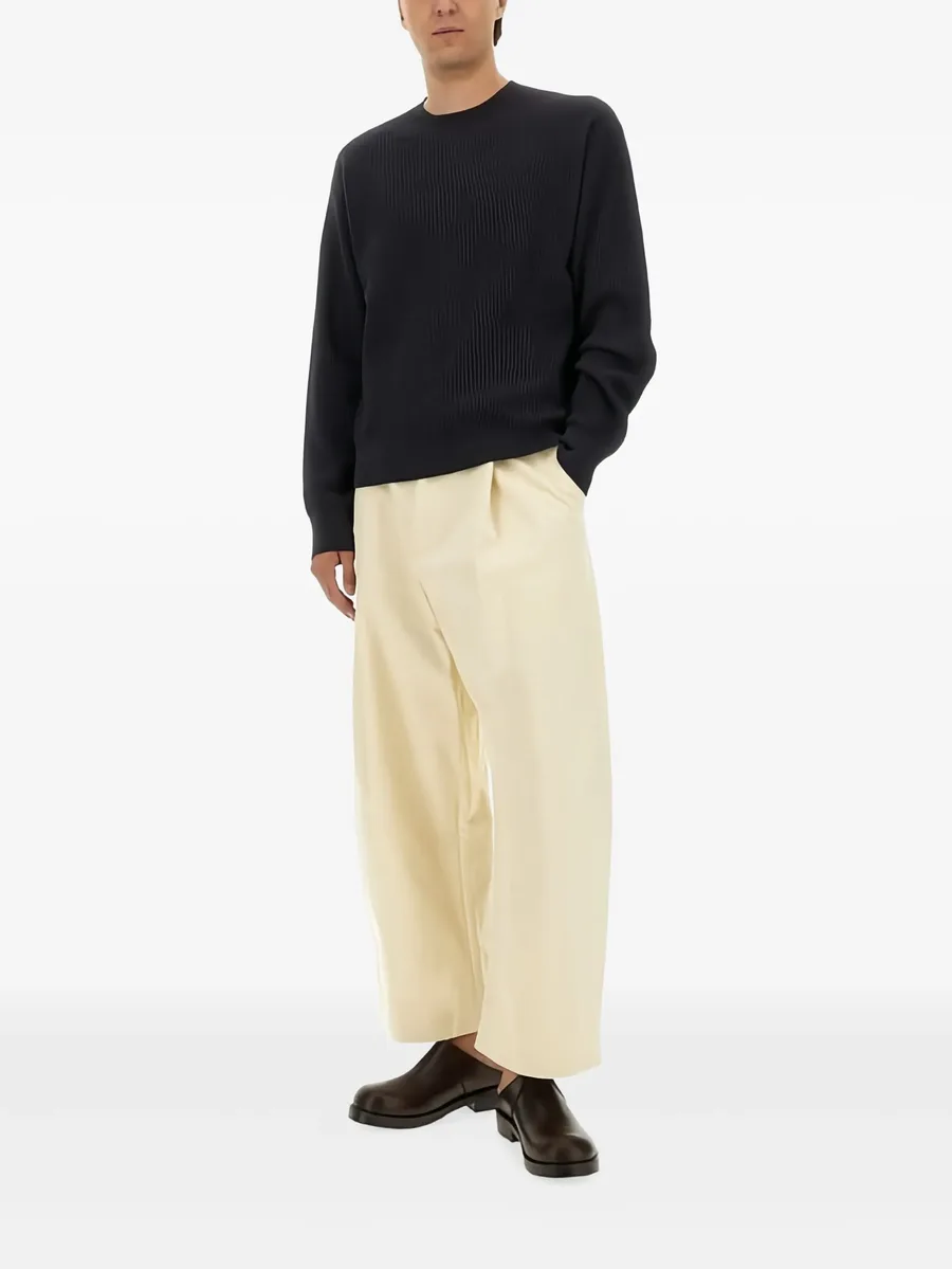 ribbed crewneck sweater 3