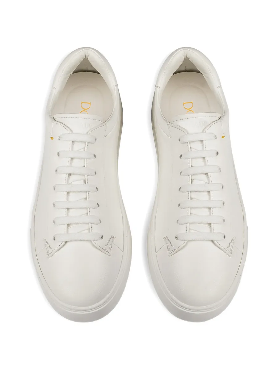 lace-up leather sneakers 5