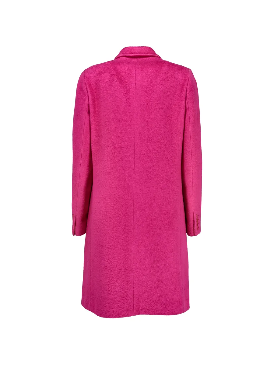 concealed-front flap-pocket coat 8